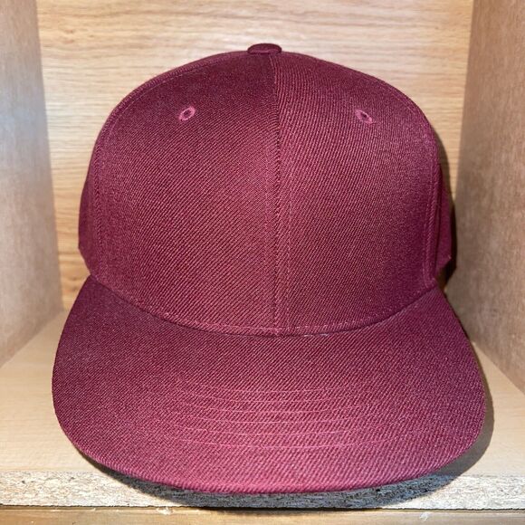 Vintage Top of The World Blank Plain Fitted Hat Cap Size 7 3/4 Rare - Picture 1 of 11